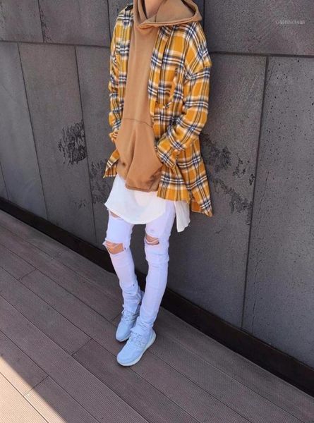 flannel scotland grid long sleeve shirts hiphop extended curved hem oversized men shirt red yellow15926298, White;black
flannel scotland grid long sleeve shirts hiphop extended curved hem oversized men shirt red yellow15926298, White;black