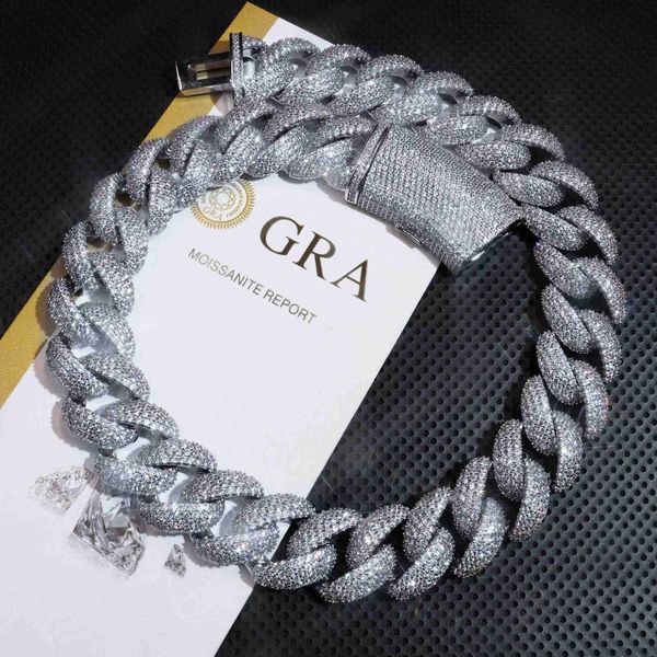 popular 22mm fine jewelry 925 sterling silver iced out vvs d colormoissanite diamond cuban link chain men
popular 22mm fine jewelry 925 sterling silver iced out vvs d colormoissanite diamond cuban link chain men