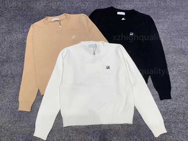 designer sweater women knit pullover knitwear chest embroidery long sleeve round neck luxury warm knitwears sweaters womens, White;black
designer sweater women knit pullover knitwear chest embroidery long sleeve round neck luxury warm knitwears sweaters womens, White;black