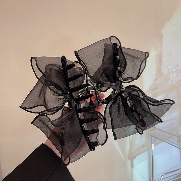 headwear hair accessories sweet headdress fashion tulle big bow claw clips for women elegant bowknot hairpin ponytail clip 230823
headwear hair accessories sweet headdress fashion tulle big bow claw clips for women elegant bowknot hairpin ponytail clip 230823