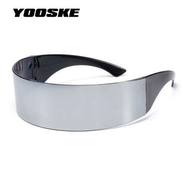 yooske funny futuristic wrap around monob costume sunglasses mask novelty glasses halloween party party supplies decoration265p, White;black
yooske funny futuristic wrap around monob costume sunglasses mask novelty glasses halloween party party supplies decoration265p, White;black