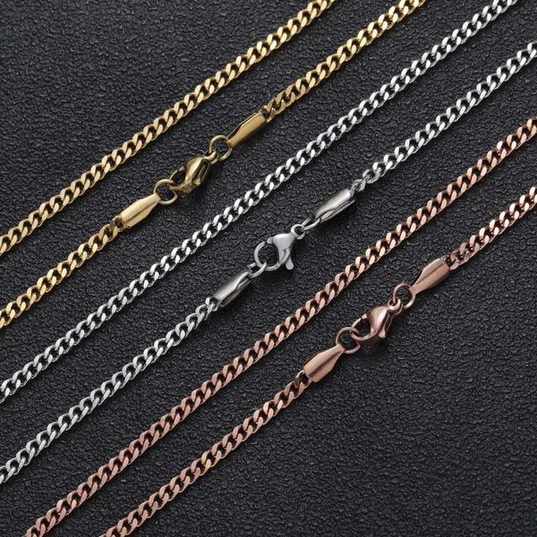 luxury designer 3mm stainless steel cuban chain hiphop hip hop men and women lovers ins hip hop necklaces, Silver
luxury designer 3mm stainless steel cuban chain hiphop hip hop men and women lovers ins hip hop necklaces, Silver