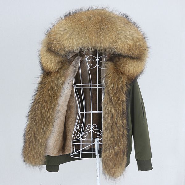 womens fur faux brand waterproof bomber parka coat natural raccoon collar hood winter jacket women removable thick outerwear 230822, Black
womens fur faux brand waterproof bomber parka coat natural raccoon collar hood winter jacket women removable thick outerwear 230822, Black