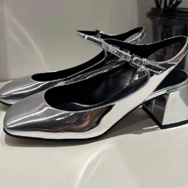 dress shoes fashion niche y heel square toe small single silver shallow mouth shoe 2024 summer one word buckle belt ma 230823, Black
dress shoes fashion niche y heel square toe small single silver shallow mouth shoe 2024 summer one word buckle belt ma 230823, Black