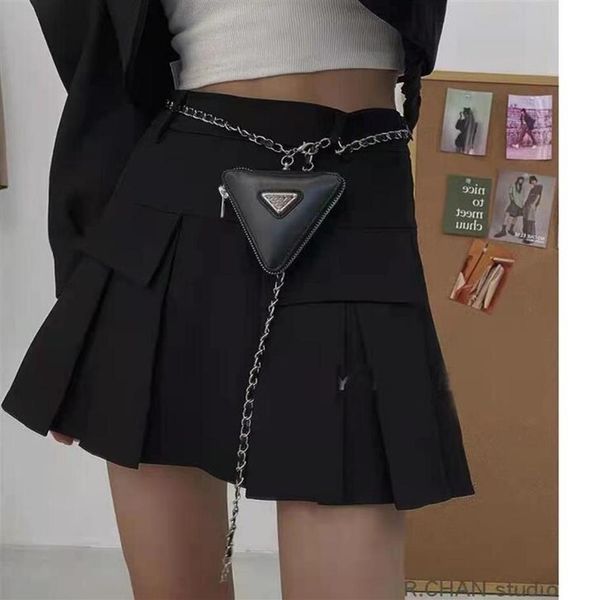 fashion mini lady 2022 new style triangular waist bag decorate chain letter solid color leather messenger change purse268l290l
fashion mini lady 2022 new style triangular waist bag decorate chain letter solid color leather messenger change purse268l290l