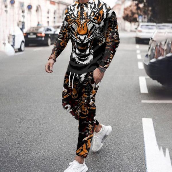 men's tracksuits long sleeve tracksuit 3d printed outfits set 2 piece tshirttrousers suit jogging male clothing outdoor streetwear 2308, Gray
men's tracksuits long sleeve tracksuit 3d printed outfits set 2 piece tshirttrousers suit jogging male clothing outdoor streetwear 2308, Gray