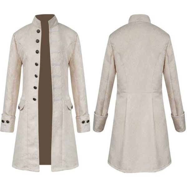 winter trench coat men warm jacket steampunk jackets embroidered victorian tailcoat buttons outwear halloween costumes, Tan;black
winter trench coat men warm jacket steampunk jackets embroidered victorian tailcoat buttons outwear halloween costumes, Tan;black