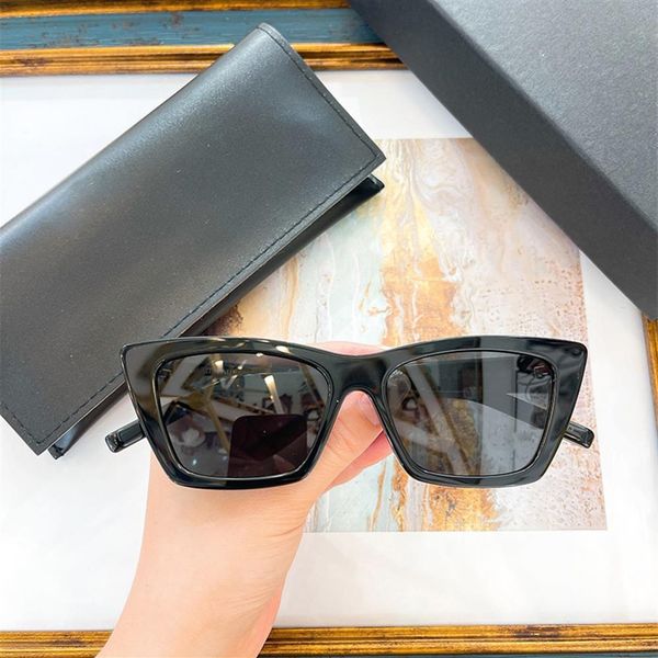 sl276 mica sunglasses popular designer women fashion retro cat eye shape frame glasses summer leisure wild style protection come m210s, White;black
sl276 mica sunglasses popular designer women fashion retro cat eye shape frame glasses summer leisure wild style protection come m210s, White;black