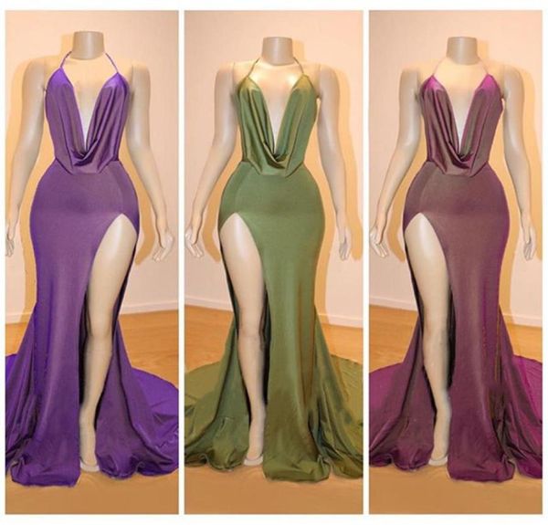 prom dresses 2022 spaghett straps halter v neck mermaid high split evening gowns backless vestidos de fiesta bridesmaid wears8763429, Black
prom dresses 2022 spaghett straps halter v neck mermaid high split evening gowns backless vestidos de fiesta bridesmaid wears8763429, Black