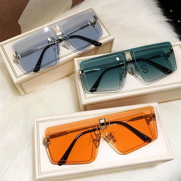sunglasses women or man oversized eyewear 2022 gradient brown pink rimless sun glasses for female gift brand designer uv400sunglas2522, White;black
sunglasses women or man oversized eyewear 2022 gradient brown pink rimless sun glasses for female gift brand designer uv400sunglas2522, White;black