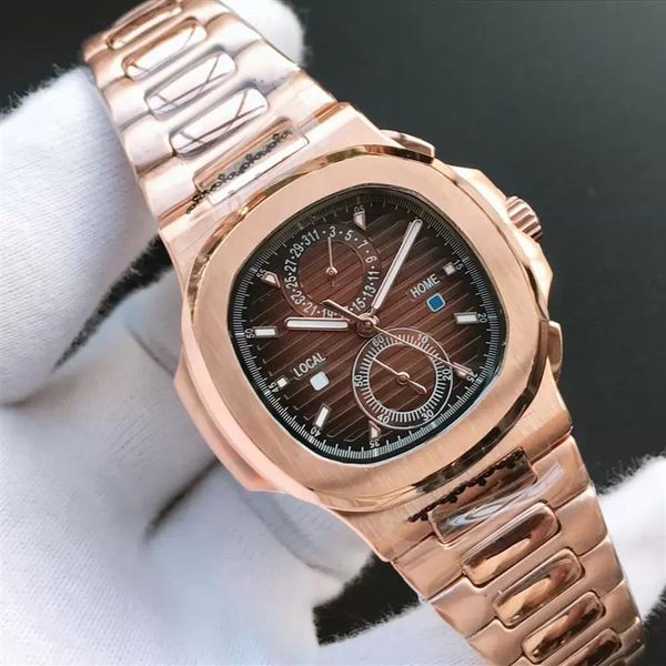 designer watches 5990 series full automaton movement 40mm size 316 fine steel folding buckle sports watch without chronograph func250p, Slivery;brown
designer watches 5990 series full automaton movement 40mm size 316 fine steel folding buckle sports watch without chronograph func250p, Slivery;brown