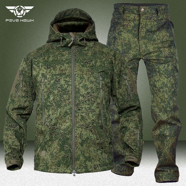 men s tracksuits camo military fleece warm sets men winter windproof waterproof shark skin soft shell tactical jacket army cargo pant 2 piec, Gray
men s tracksuits camo military fleece warm sets men winter windproof waterproof shark skin soft shell tactical jacket army cargo pant 2 piec, Gray