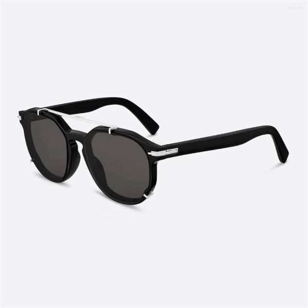 sunglasses pantos design double bridge in acetate frame with silver finish metal buckle blacksuit ri288x, White;black
sunglasses pantos design double bridge in acetate frame with silver finish metal buckle blacksuit ri288x, White;black