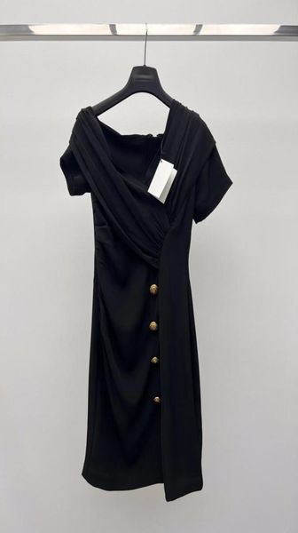 milan runway dress 2023 new spring summer v neck short sleeve panelled designer dresses brand same style dress 0217022631269, Black
milan runway dress 2023 new spring summer v neck short sleeve panelled designer dresses brand same style dress 0217022631269, Black