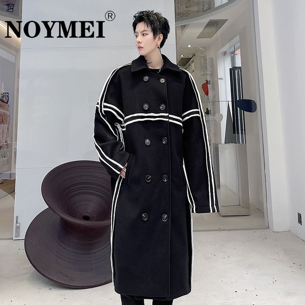 men's jackets noymei trench contrast color long length bordure openwire line black fashionable korean male coat winter windbreaker wa24, Black;brown
men's jackets noymei trench contrast color long length bordure openwire line black fashionable korean male coat winter windbreaker wa24, Black;brown