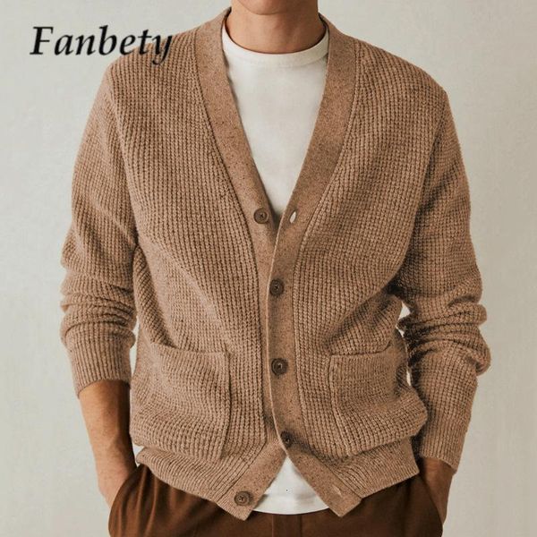 men s jackets 2023 autumn winter cardigan sweaters casual honeycomb plaid knitwear male v neck solid color pocket thick knitted coat 230822, Black;brown
men s jackets 2023 autumn winter cardigan sweaters casual honeycomb plaid knitwear male v neck solid color pocket thick knitted coat 230822, Black;brown