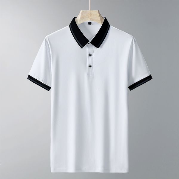 men's casual shirts 2023 cotton polo summer short sleeve breathable classic polos slim fit wear tee shirt 230822, White;black
men's casual shirts 2023 cotton polo summer short sleeve breathable classic polos slim fit wear tee shirt 230822, White;black