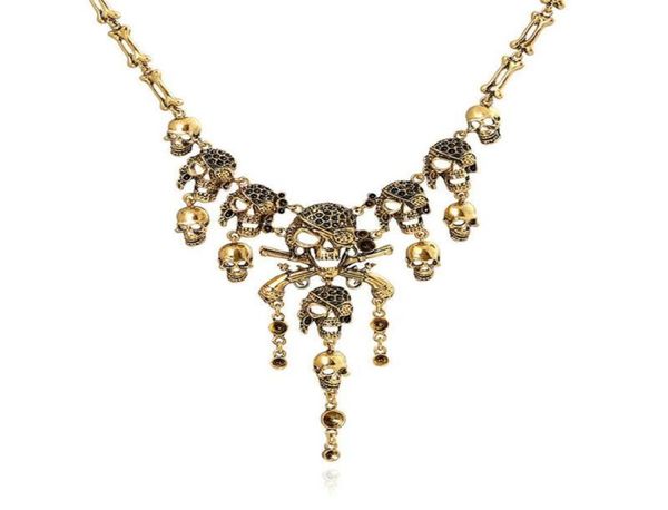 pendant necklaces vintage alloy halloween skeleton bone necklace for women jewellery pirate cosplay fancy dress costume accessory3894083, Silver
pendant necklaces vintage alloy halloween skeleton bone necklace for women jewellery pirate cosplay fancy dress costume accessory3894083, Silver