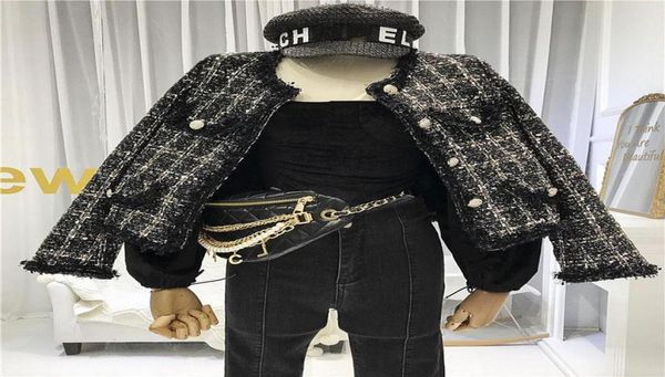 korean 2020 new spring tweed coat women buttons pockets tweed jackets tassel plaid coats female autumn short metal jacket qt595766205, Black;brown
korean 2020 new spring tweed coat women buttons pockets tweed jackets tassel plaid coats female autumn short metal jacket qt595766205, Black;brown