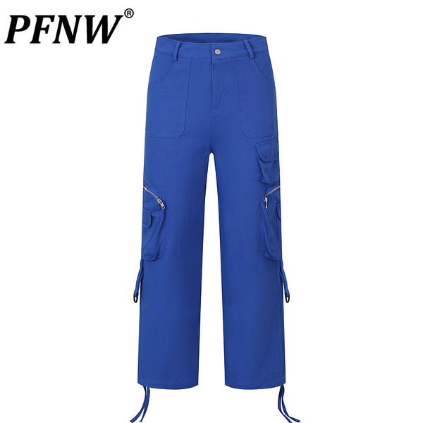 men s tracksuits pfnw high street trendy solid color cargo pants zipper large pockets straight loose casual overalls chic 12z4148 230823, Gray
men s tracksuits pfnw high street trendy solid color cargo pants zipper large pockets straight loose casual overalls chic 12z4148 230823, Gray