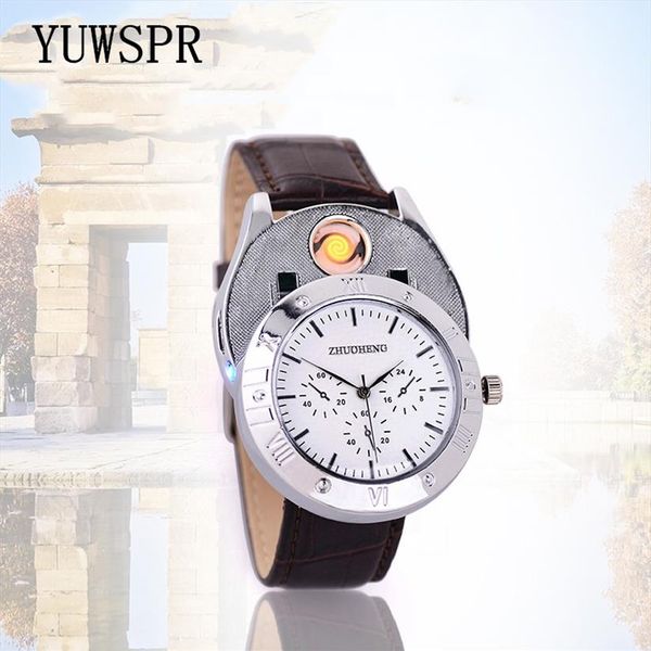 men watches lighter cigarette watches usb charging quartz watch flameless cigarette lighter outdoor men gift clock jh-311255v, Slivery;brown
men watches lighter cigarette watches usb charging quartz watch flameless cigarette lighter outdoor men gift clock jh-311255v, Slivery;brown