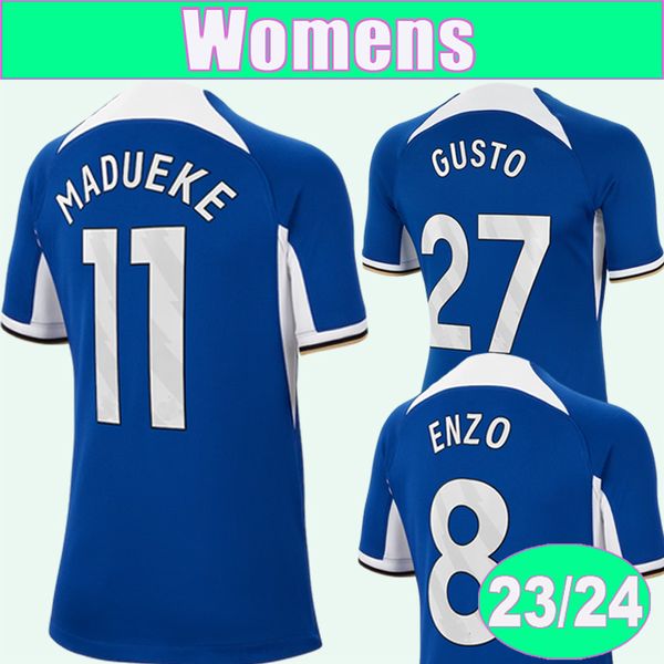 23 24 sterling enzo womens soccer jerseys mudryk madueke nkunku home blue football shirt short sleeve uniforms, Black;yellow
23 24 sterling enzo womens soccer jerseys mudryk madueke nkunku home blue football shirt short sleeve uniforms, Black;yellow