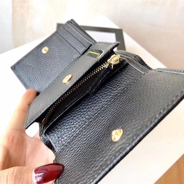 womens short wallets designer wallet three folding cardholder with coin bag version cow genuine leather black red colors oft with 205b, Red;black
womens short wallets designer wallet three folding cardholder with coin bag version cow genuine leather black red colors oft with 205b, Red;black