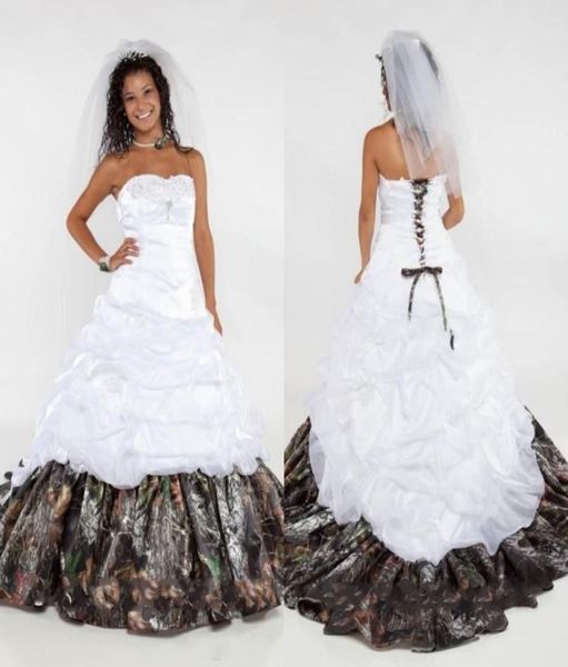 aline wedding dresseselegant camo wedding dresses laceup sweetheart appliques beads satin a line floor length bridal gowns4842086, White
aline wedding dresseselegant camo wedding dresses laceup sweetheart appliques beads satin a line floor length bridal gowns4842086, White