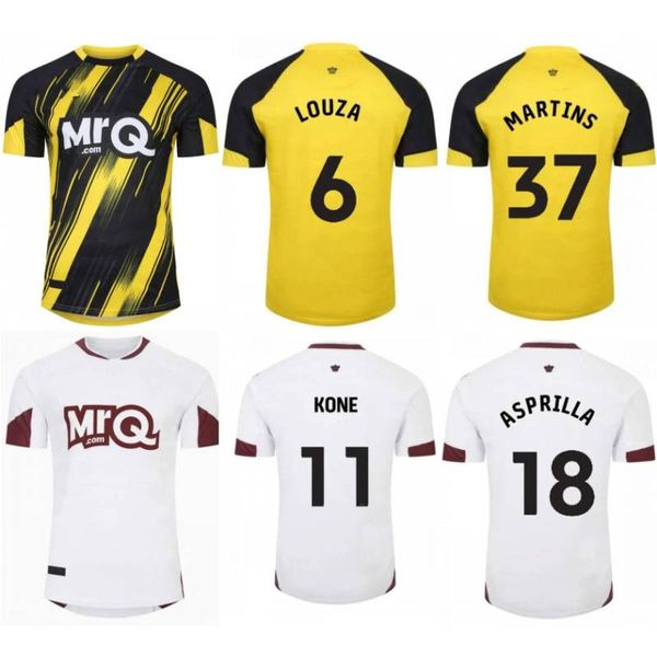 2023/24 watfords soccer jerseys 2024 louza kone asprilla porteous uniform mens sarr kalu martins kayembe shirts, Black;yellow
2023/24 watfords soccer jerseys 2024 louza kone asprilla porteous uniform mens sarr kalu martins kayembe shirts, Black;yellow