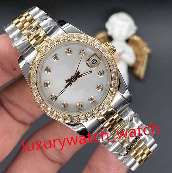 multiple colour lady watch president diamond bezel shell face women stainless watches womens automatic mechanical wrist gift 31mm, Slivery;brown
multiple colour lady watch president diamond bezel shell face women stainless watches womens automatic mechanical wrist gift 31mm, Slivery;brown