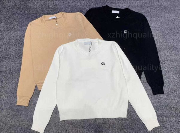designer sweater women knit pullover knitwear chest embroidery long sleeve round neck luxury warm knitwears sweaters womens 55, White;black
designer sweater women knit pullover knitwear chest embroidery long sleeve round neck luxury warm knitwears sweaters womens 55, White;black