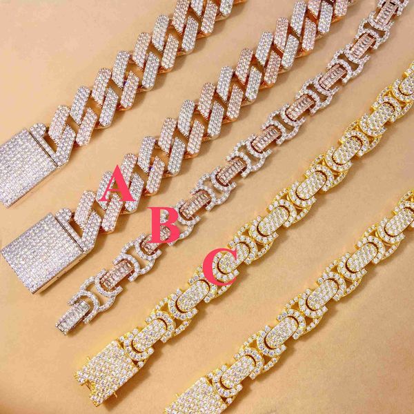 new fashion hip hop iced out bracelet cuban jewelry fully moissanite diamond custom silver 925 mens bracelet
new fashion hip hop iced out bracelet cuban jewelry fully moissanite diamond custom silver 925 mens bracelet