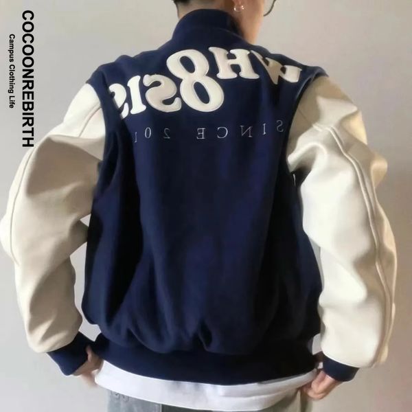 men's jackets embroidered letter jacket men women high street patchwork loose bomber coat autumn hip hop baseball jackets outwear 23082, Black;brown
men's jackets embroidered letter jacket men women high street patchwork loose bomber coat autumn hip hop baseball jackets outwear 23082, Black;brown