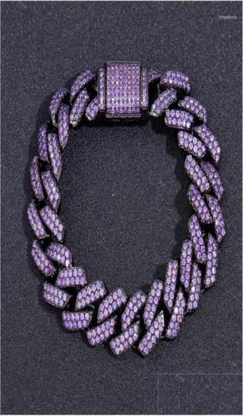 chain link bracelets iced out chains for men women 15mm black purple cuban cz stone bracelet hip hop jewelry drop delivery dh2hm259777848
chain link bracelets iced out chains for men women 15mm black purple cuban cz stone bracelet hip hop jewelry drop delivery dh2hm259777848