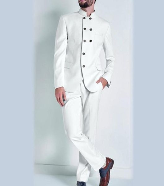 white indian men suits for wedding groom wear double breasted two piece trim fit groomsmen tuxedos jacket pants4588067, Black;gray
white indian men suits for wedding groom wear double breasted two piece trim fit groomsmen tuxedos jacket pants4588067, Black;gray