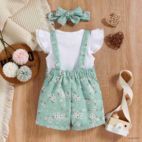 clothing sets infant baby girls 3pcs pants suit fly sleeve plain crew floral adjustable straps short suspender pants headband r230823, White
clothing sets infant baby girls 3pcs pants suit fly sleeve plain crew floral adjustable straps short suspender pants headband r230823, White