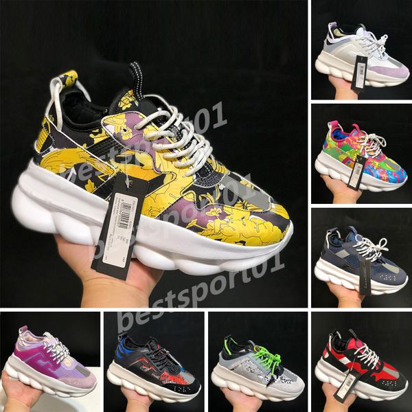 men designer women chain reaction casual shoes triple white black twill orange blue fluo multi-color rubber suede platform sneakers sports l
men designer women chain reaction casual shoes triple white black twill orange blue fluo multi-color rubber suede platform sneakers sports l