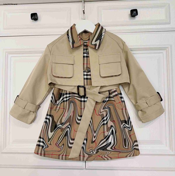 tracksuits designer girls dresses baby autumn sets size 100-160 cm long sleeved buttonless jacket and plaid sleeveless dress aug22, White
tracksuits designer girls dresses baby autumn sets size 100-160 cm long sleeved buttonless jacket and plaid sleeveless dress aug22, White