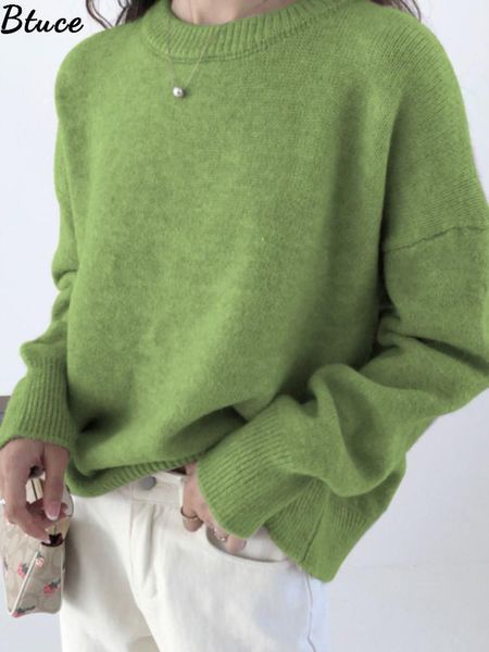 women's sweaters knitted standard o neck full sleeve sweater oversized basic soft fall pullovers winter loose female knitwear jumper 23, White;black
women's sweaters knitted standard o neck full sleeve sweater oversized basic soft fall pullovers winter loose female knitwear jumper 23, White;black