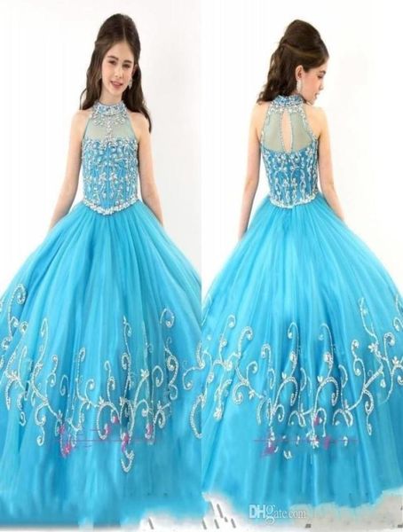 2017 new sheer high neck beaded crystal sleeveless ball gown turquoise tulle flower girl dresses rachel allan girls pageant dresse1749500, White;red
2017 new sheer high neck beaded crystal sleeveless ball gown turquoise tulle flower girl dresses rachel allan girls pageant dresse1749500, White;red
