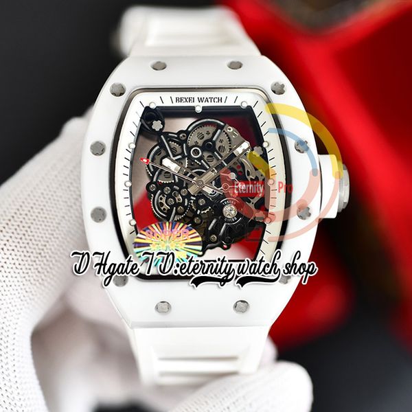 z 055 japan miyota automatic movement mens watch white ceramic case skeleton dial white inner ring rubber strap 2023 latest version eternity, Slivery;brown
z 055 japan miyota automatic movement mens watch white ceramic case skeleton dial white inner ring rubber strap 2023 latest version eternity, Slivery;brown