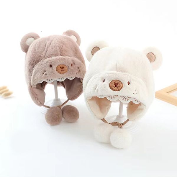 caps hats baby soft plush warm hat winter boy girl cute cartoon bear fluffy fur warmer beanie cap outdoor thick ear protection bonnet 230823, Yellow
caps hats baby soft plush warm hat winter boy girl cute cartoon bear fluffy fur warmer beanie cap outdoor thick ear protection bonnet 230823, Yellow