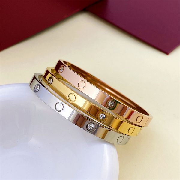 3 colors luxury designer bangles couple bracelets logo printed classic titanium steel love bangles wholesale, Black
3 colors luxury designer bangles couple bracelets logo printed classic titanium steel love bangles wholesale, Black