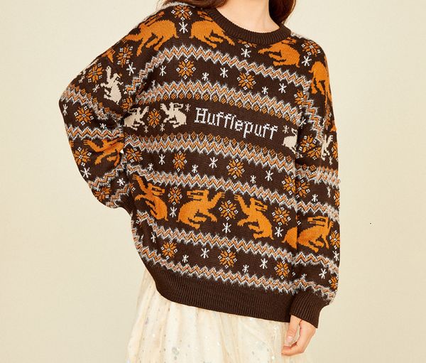 women's sweaters women sweaters pullover y2k knitting temperament commuting loose stripe fitting sweater pull femme sweaters for women, White;black
women's sweaters women sweaters pullover y2k knitting temperament commuting loose stripe fitting sweater pull femme sweaters for women, White;black