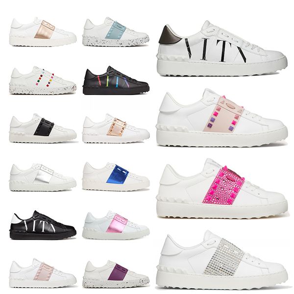 luxury calfskin leather women men designer shoes rockstuds open trainer untitled white black rose pink silver casual platform opens sneakers
luxury calfskin leather women men designer shoes rockstuds open trainer untitled white black rose pink silver casual platform opens sneakers