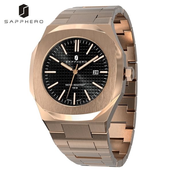 other watches sapphero mens watch 100m waterproof stainless steel miyota quartz movement casual business style wristwatch luxury elegant gif, Slivery;black
other watches sapphero mens watch 100m waterproof stainless steel miyota quartz movement casual business style wristwatch luxury elegant gif, Slivery;black