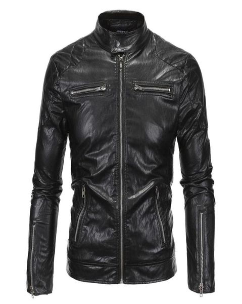 whole 2016 new spring autumn leather jacket men slim standard stand collar jacket faux leather moto coat suede 18y6199819152, Black
whole 2016 new spring autumn leather jacket men slim standard stand collar jacket faux leather moto coat suede 18y6199819152, Black
