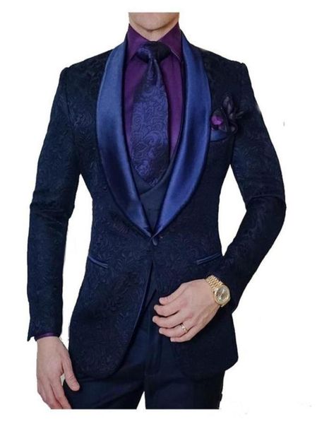 new made navy blue printed men wedding suits formal blazers groom tuxedos slim fit groomsmen bride wear floral bridegroom suit 3 p1777288, Black;gray
new made navy blue printed men wedding suits formal blazers groom tuxedos slim fit groomsmen bride wear floral bridegroom suit 3 p1777288, Black;gray