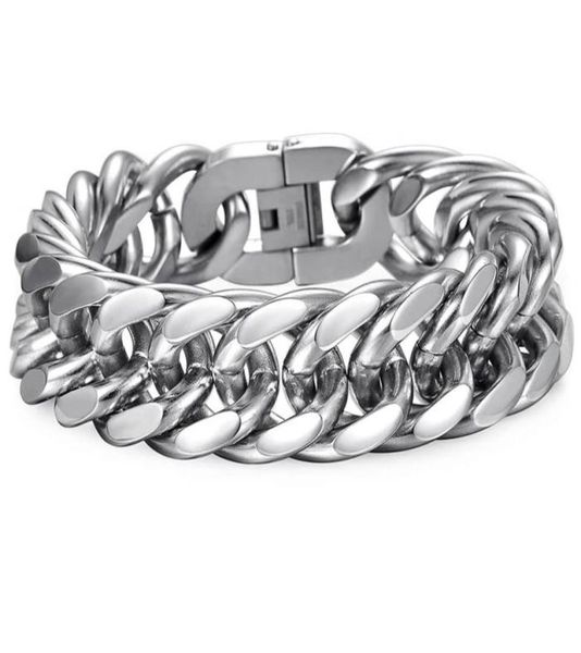davieslee 1822mm heavy men039s bracelet curb cuban link silver color 316l stainless steel wristband male jewelry dlhb287 220309206905, Golden;silver
davieslee 1822mm heavy men039s bracelet curb cuban link silver color 316l stainless steel wristband male jewelry dlhb287 220309206905, Golden;silver