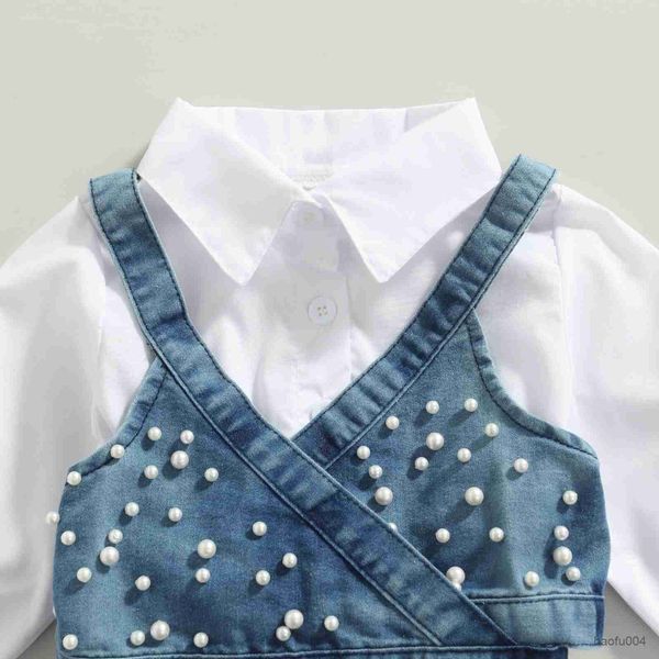 clothing sets fashion children baby girl clothes solid color long sleeve shirt dress beading vest 2pcs clothes r230823, White
clothing sets fashion children baby girl clothes solid color long sleeve shirt dress beading vest 2pcs clothes r230823, White